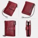 Men Vintage Genuine Leather RFID Blocking Chain Wallet 14 Card Slots Holder