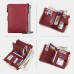 Men Vintage Genuine Leather RFID Blocking Chain Wallet 14 Card Slots Holder