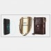 Men Vintage Genuine Leather RFID Blocking Chain Wallet 14 Card Slots Holder