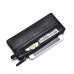 Men PU Leather Solid Long Phone Purse 11 Card Slot Wallet