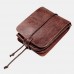 Men Vintage Card Holder Solid Short Wallet