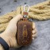 Men Animal Pattern Genuine Leather Mini Car Key Holder