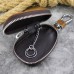 Men Animal Pattern Genuine Leather Mini Car Key Holder