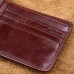 Genuine Leather Vintage Business Short Driver License Wallet