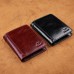 Genuine Leather Vintage Business Short Driver License Wallet