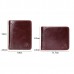 Genuine Leather Vintage Business Short Driver License Wallet