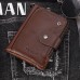 Men Rfid Antimagnetic Genuine Leather Zipper Purse Casual Wallet