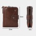 Men Rfid Antimagnetic Genuine Leather Zipper Purse Casual Wallet