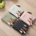 Cartoon Cute Lovely Bi-fold Short Wallet Coin Purse Card Holder For Girl Women