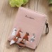 Cartoon Cute Lovely Bi-fold Short Wallet Coin Purse Card Holder For Girl Women