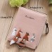 Cartoon Cute Lovely Bi-fold Short Wallet Coin Purse Card Holder For Girl Women