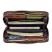 Vintage Genuine Leather Multi-function Phone Wallet Purse For Women