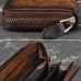 Vintage Genuine Leather Multi-function Phone Wallet Purse For Women