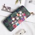 Women Bohemian Long Wallet Multi-Function Phone Bags 4 Card Slot Purse