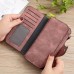 Women Butterfly Four Fold Wallet Purse 14 Card Slot 5.5 Inch Phone Bag