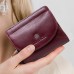 Women 8 Card Slots Genuine Leather Coin Purse Wallet