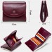 Women 8 Card Slots Genuine Leather Coin Purse Wallet