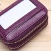 RFID Antimagnetic Genuine Leather 11 Colors 11 Card Slots Card Holder Purse