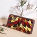 Women Genuine Leather Patchwork Vintage Wallet Purse