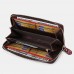 Women Genuine Leather Patchwork Vintage Wallet Purse