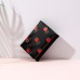 Women 7 Card Slots Trifold Fruit Printed Wallet