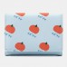 Women 7 Card Slots Trifold Fruit Printed Wallet