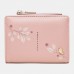 Women Flower Printed  Zipper Wallet