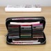 RFID Antimagnetic Genuine Leather 36 Card Slots 6.5 inch Phone Bag Card Holder Long Wallet