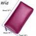 RFID Antimagnetic Genuine Leather 36 Card Slots 6.5 inch Phone Bag Card Holder Long Wallet