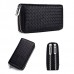 RFID Men And Women Genuine Leather Wallet 24 Card Slot Multi-function Phone Purse Solid Coin Bags