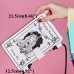 Women Stylish Printing Wallet 6.5 inch Shoulder Bags Phone Bag For iPhone Samsung Xiaomi Huawei Sony