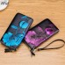 Brenice RFID Bauhinia Flower Clutches Bags 8 Zipper Card Holder Coin Purse