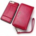 Women Men PU Leather Universal 5.5 Inch Phone Case Vintage Phone Bag Crossbody Bag